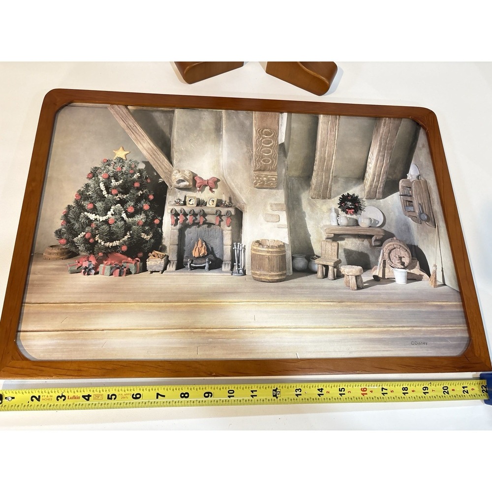 ASHTON DRAKE Snow White the Seven Dwarfs Background Porcelain Doll Set Backdrop - Picture 7 of 8